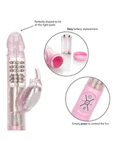 Jack Rabbit Thrusting Action Rabbit Vibrator- Pink