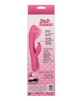 Jack Rabbit Elite Rocking Rabbit Silicone Rechargeable Rabbit Vibrator - Pink