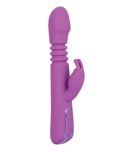 Jack Rabbit Elite Thrusting Rabbit Silicone Rechargeable Rabbit Vibrator - Purple