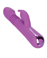 Jack Rabbit Elite Thrusting Rabbit Silicone Rechargeable Rabbit Vibrator - Purple