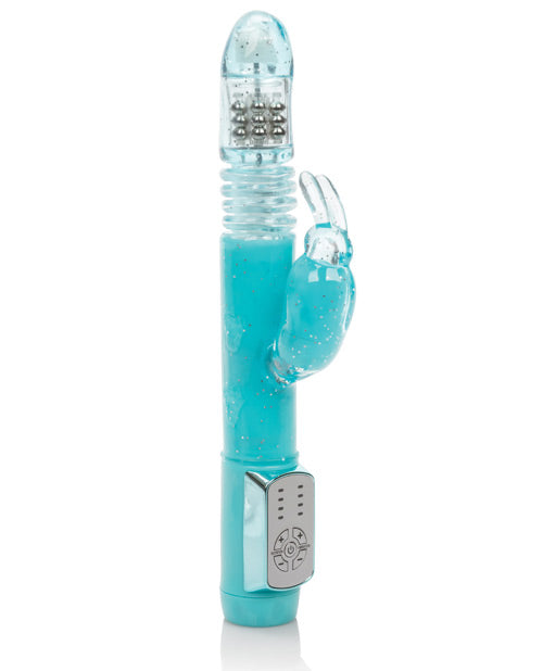 Dazzle Xtreme Thruster Beaded Rabbit Vibrator Waterproof Blue