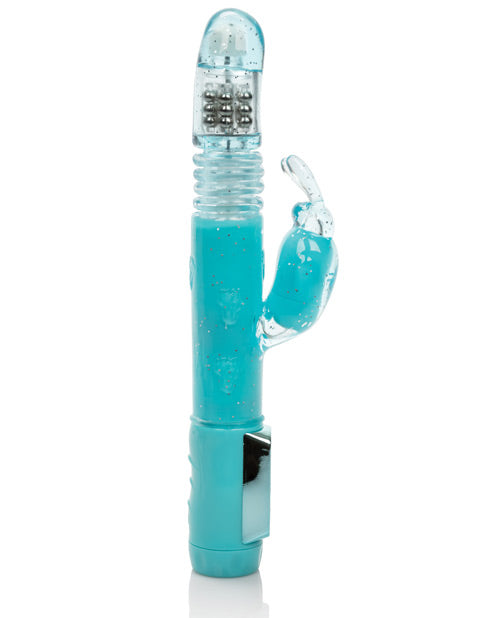 Dazzle Xtreme Thruster Beaded Rabbit Vibrator Waterproof Blue