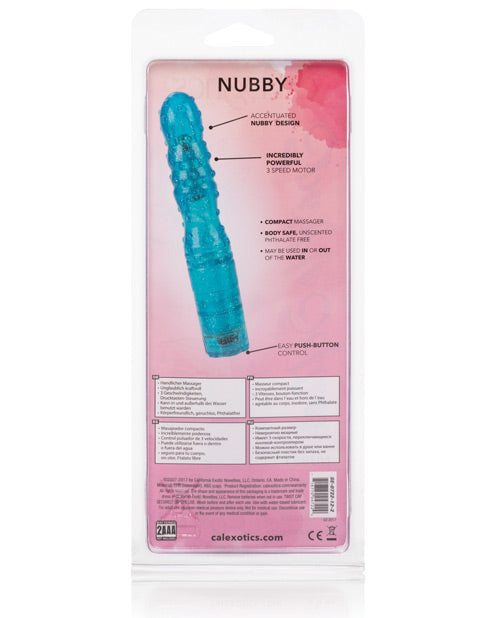 Sparkle Softees Nubbie Vibrator - Teal