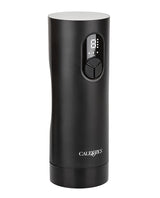 Bionic Sucking and Vibrating Rechargeable Anal Masturbator - Black