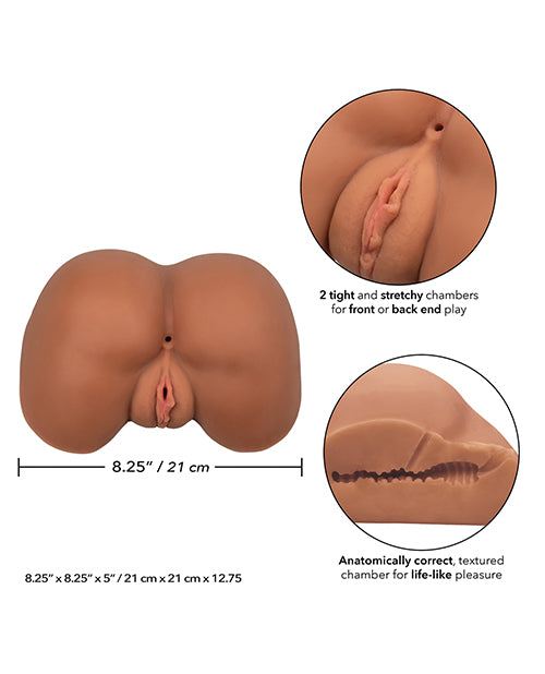 Stroke It Life-Size Masturbator - Ass - Chocolate