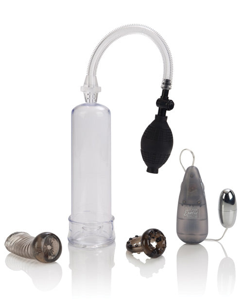 Optimum Series Sta-Hard Erecotor Set Penis Pump - Clear