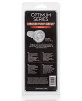Optimum Series Stroker Pump Sleeve Masturbator - Mouth - Clear