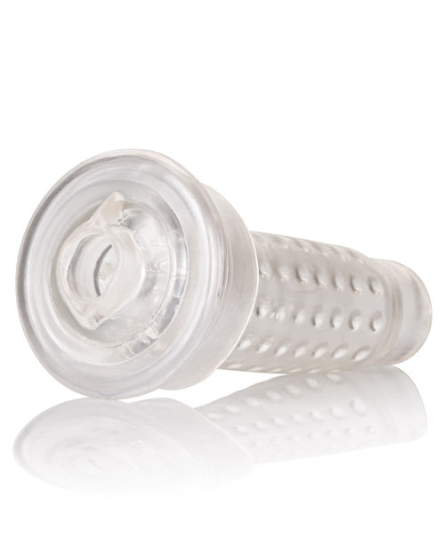 Optimum Series Stroker Pump Sleeve Masturbator - Pussy - Clear