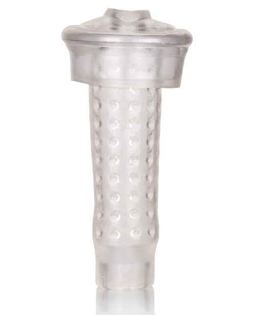 Optimum Series Stroker Pump Sleeve Masturbator - Pussy - Clear