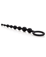 Booty Call X-10 Silicone Anal Beads - Black