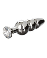 Star Fucker Beaded Plug Silicone Dual Enhancer - Black