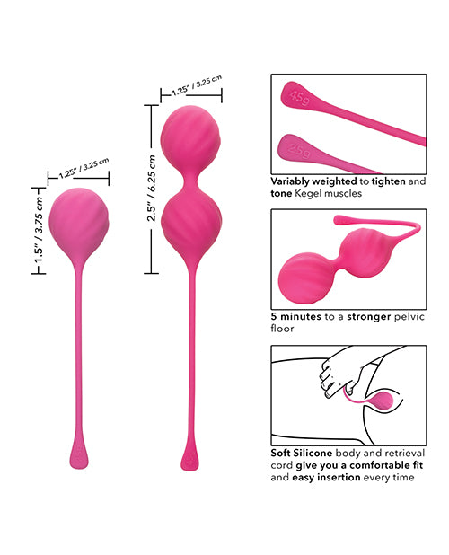 Kegel Training (2 piece) Set - Pink