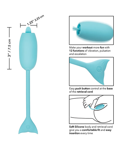 Rechargeable Silicone Kegel Teaser - Blue
