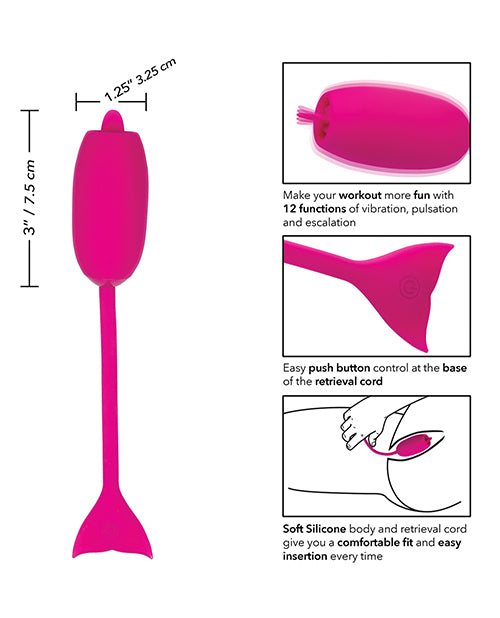 Rechargeable Silicone Kegel Teaser - Pink