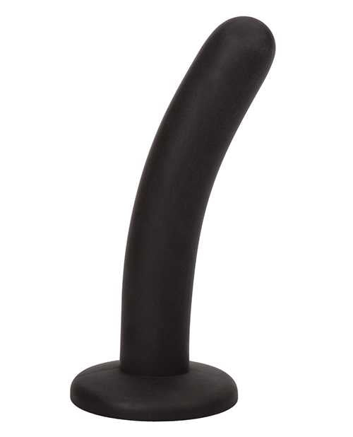 Silicone Pegging Probe Butt Plug - Black