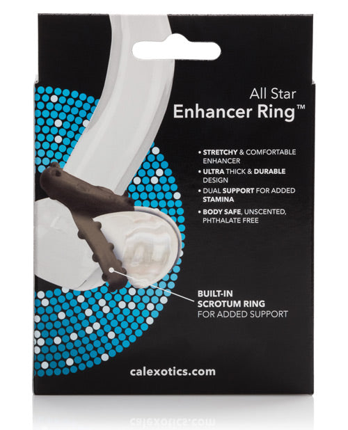 All Star Enhancer Ring Cock Ring - Smoke