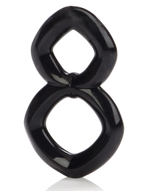 Crazy 8 Cock Ring - Black