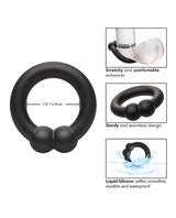 Alpha Liquid Silicone Muscle Ring - Black