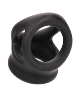 Alpha Liquid Silicone Dual Cage and Ring - Black