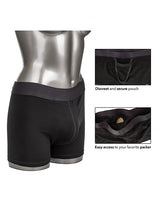 Packer Gear Boxer Brief with Packing Pouch - XS/S - Black