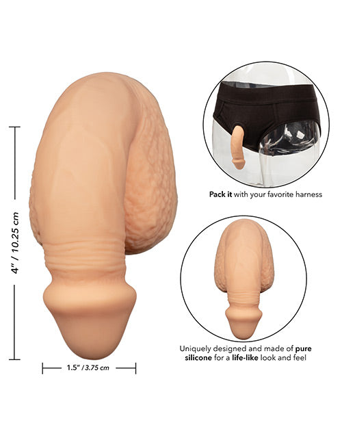 Packer Gear Silicone Packing Penis 4in - Vanilla