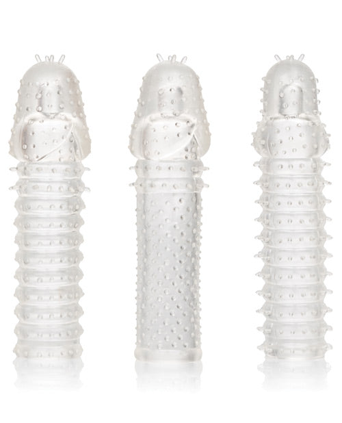 3 Piece Extension Kit Textured 6in Each - Clear