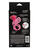 Lovers Cage Penis Enhancer and Cock Ring with Bullet - Pink