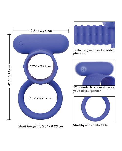 Couple`s Enhancers Silicone Rechargeable Endless Desires Enhancer - Blue