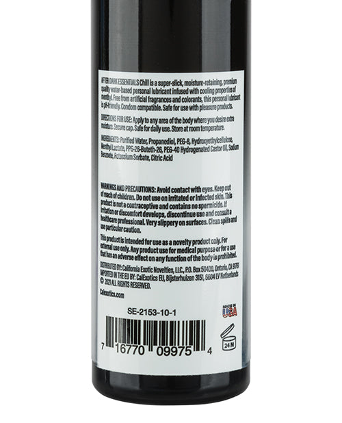 After Dark Essentials Chill Cooling Water Based Personal Lubricant 4oz