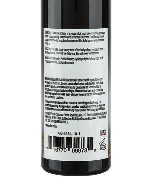 After Dark Essentials Sizzle Ultra Warming Water Based Personal Lubricant 4oz