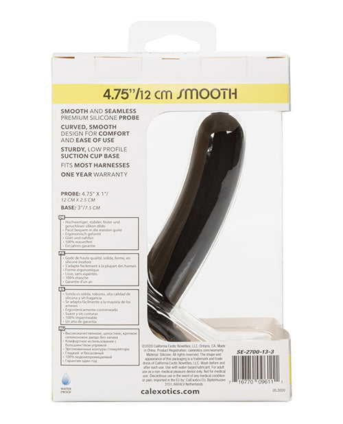 Boundless Silicone Smooth Probe 4.75in - Black