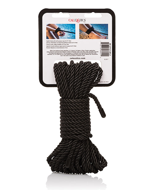 Scandal BDSM Rope 32.75ft/10m - Black