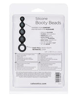 Silicone Booty Anal Beads - Black