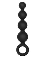 Silicone Booty Anal Beads - Black