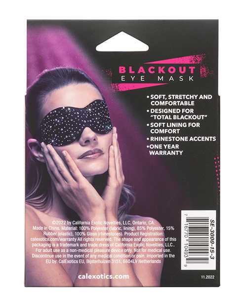 Radiance Blackout Eye Mask - Black