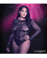 Radiance Long Sleeve Body Suit - Plus Size - Black