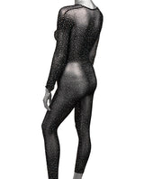 Radiance Crotchless Full Body Suit - Black