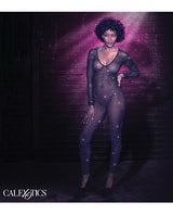 Radiance Crotchless Full Body Suit - Black