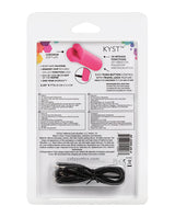 Kyst Lips Rechargeable Silicone Bullet Vibrator - Pink