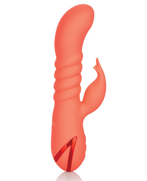 California Dreaming Orange County Cutie Rechargeable Silicone Vibrator - Orange