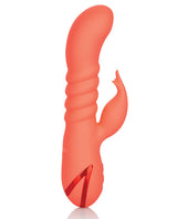 California Dreaming Orange County Cutie Rechargeable Silicone Vibrator - Orange