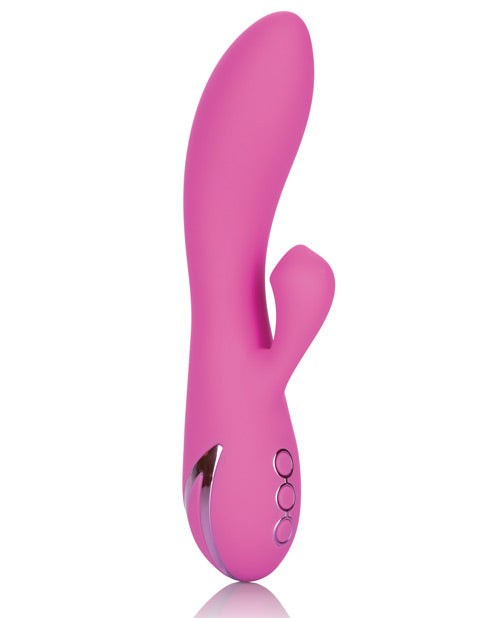 California Dreaming Malibu Minx Rechargeable Silicone Rabbit Vibrator - Purple