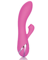 California Dreaming Malibu Minx Rechargeable Silicone Rabbit Vibrator - Purple