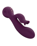 Obsession Fantasy Rechargeable Silicone Rabbit Vibrator - Purple