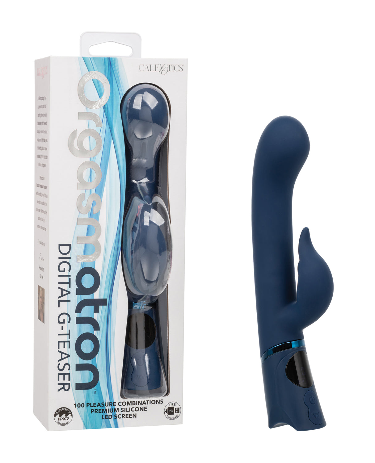 Orgasmatron Digital G-Teaser Vibrator - Blue