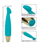 Slay #AdoreMe Rechargeable Silicone Massager - Blue