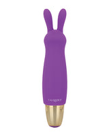 Slay #BuzzMe Rechargeable Silicone Rabbit Ears Bullet - Purple