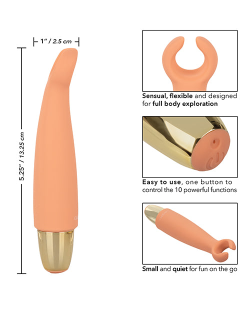 Slay #WowMe Rechargeable Silicone Massager - Orange