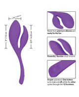 Mini Marvels Marvelous Climaxer Silicone Rechargeable Massager - Purple