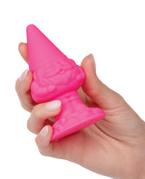 Naughty Bits Anal Gnome Gnome Silicone Butt Plug - Pink